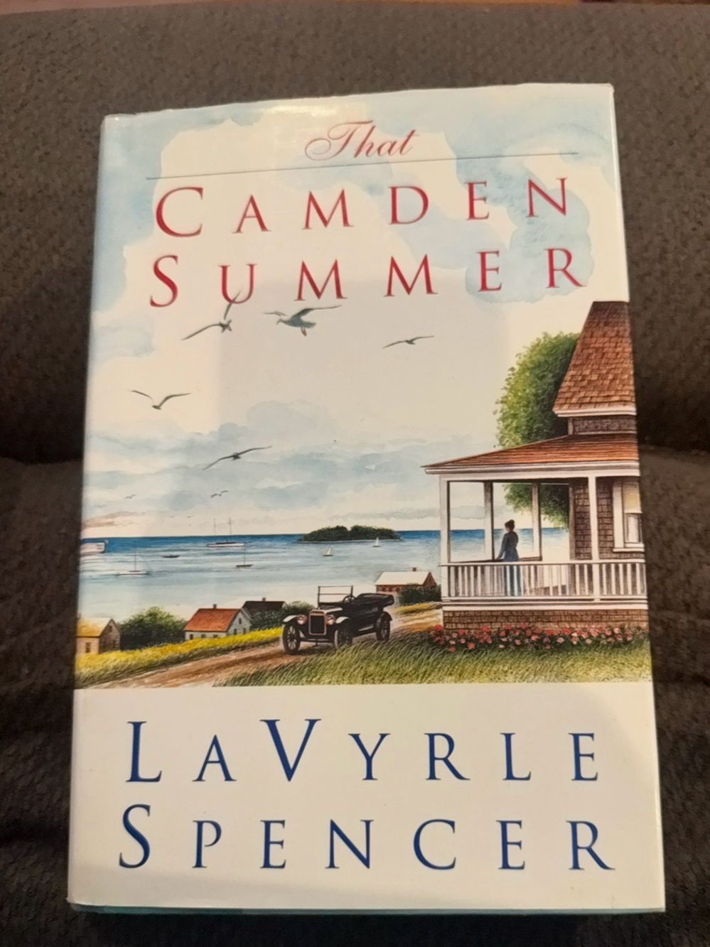 That Camden Summer Book Cover Art Print - Blue